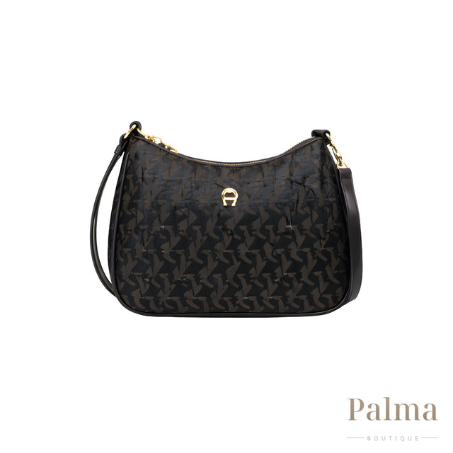 Aigner Bag | Diadora Pochette M Grained Black
