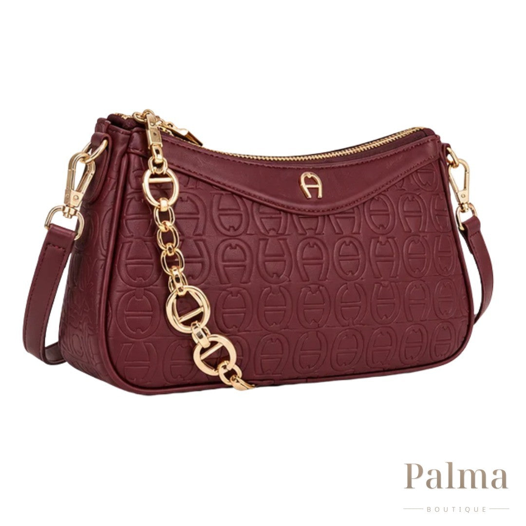 Aigner Bag | Delia Maroon