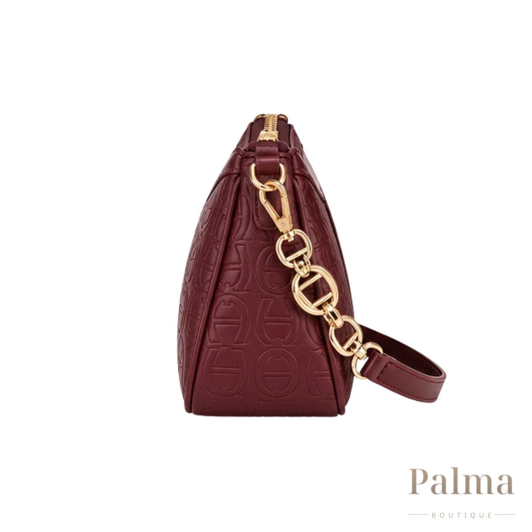Aigner Bag | Delia Maroon