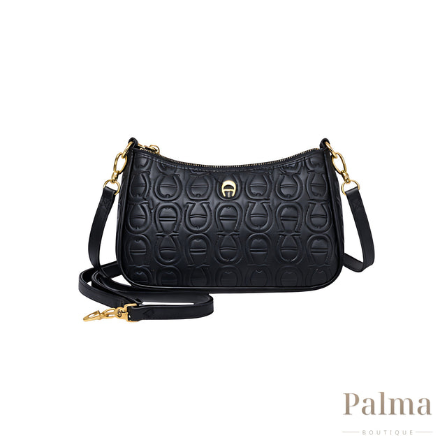 Aigner Bag | Diadora Pochette XS Grained Black