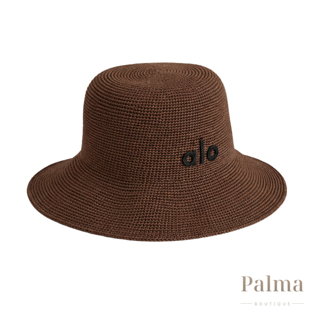 Alo Cap | Knit Bucket Brown