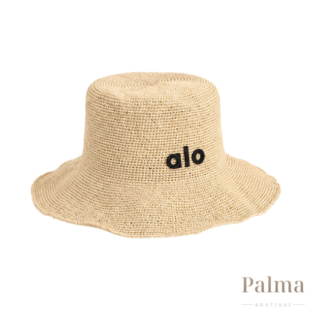 Alo Cap | Knit Bucket White