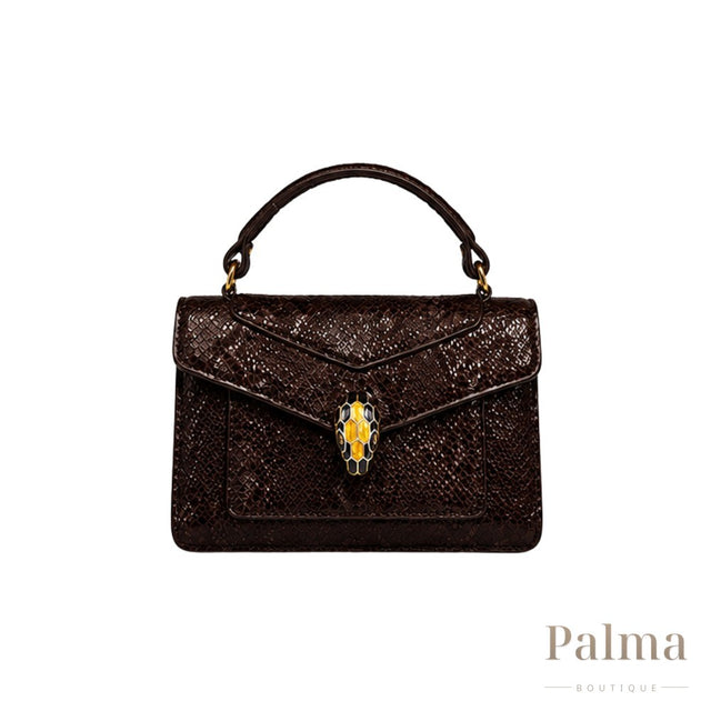 Bvlgari Bag | Serpenti Forever Brown Shiny