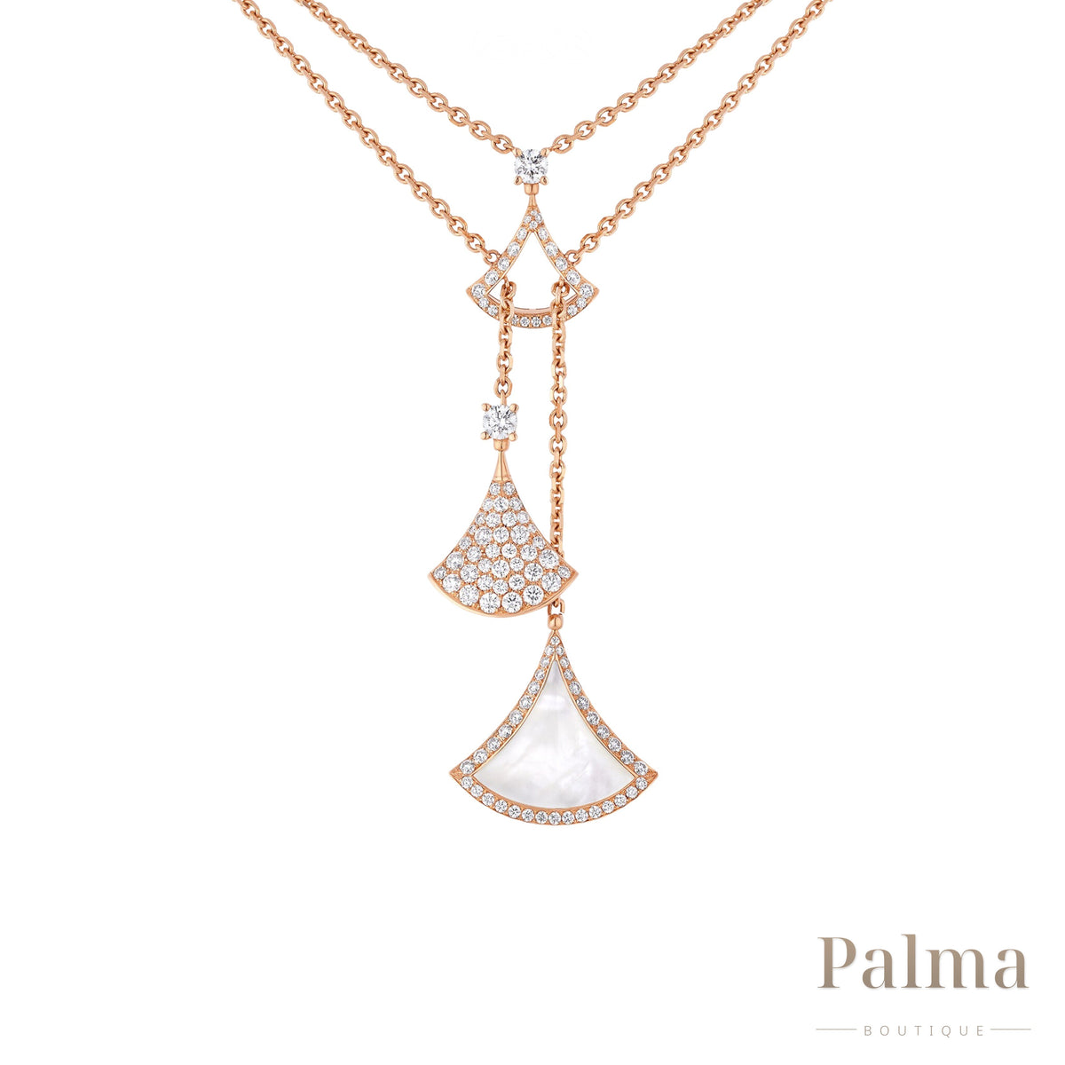 Bvlgari Jewelry | 18K Rose Gold Dream Diamond Necklace