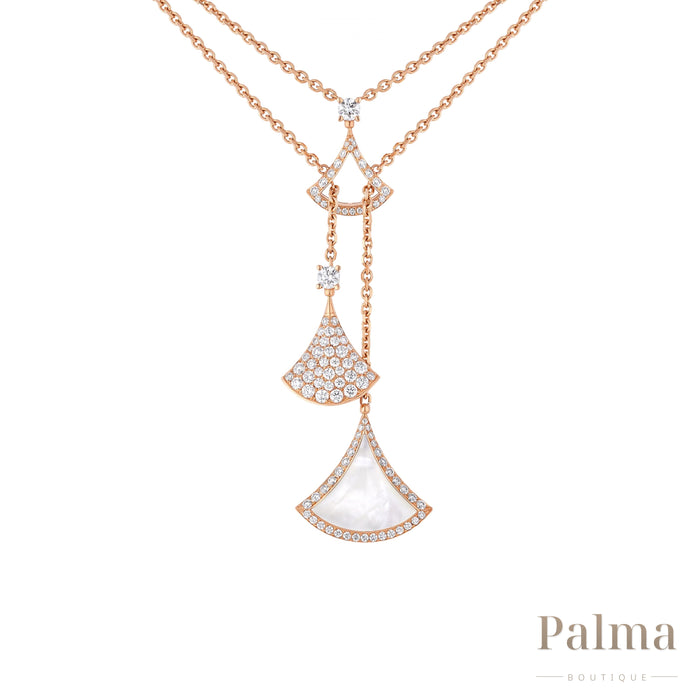 Bvlgari Jewelry | 18K Rose Gold Dream Diamond Necklace