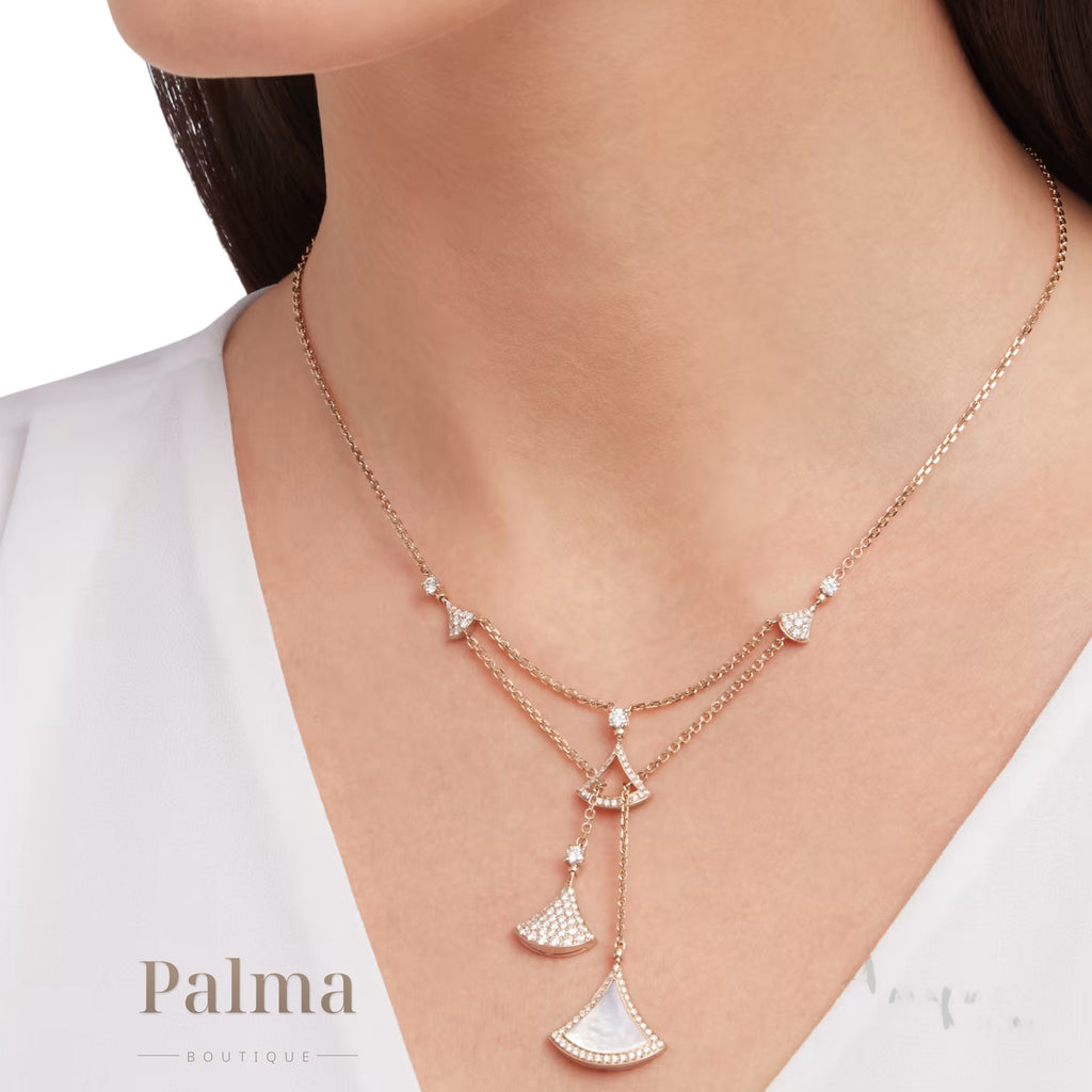 Bvlgari Jewelry | 18K Rose Gold Dream Diamond Necklace