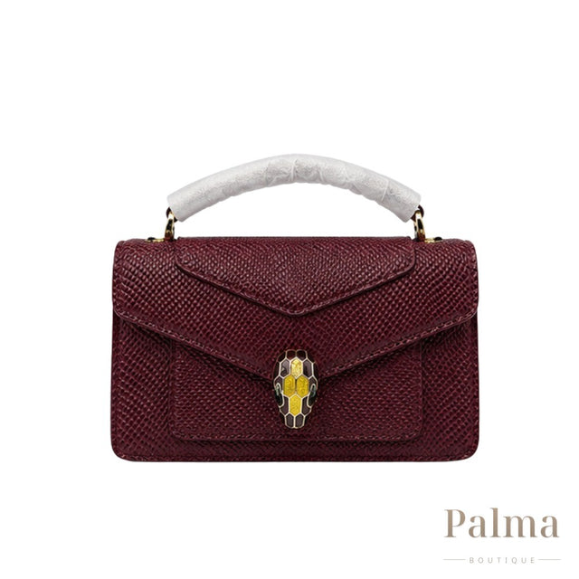 Bvlgari Bag | Serpenti Forever Burgundy