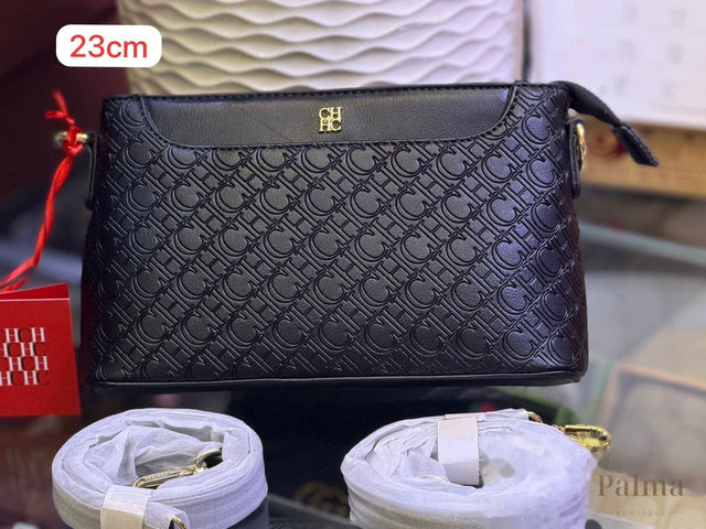 Carolina Herrera Bag | CH Logo Black