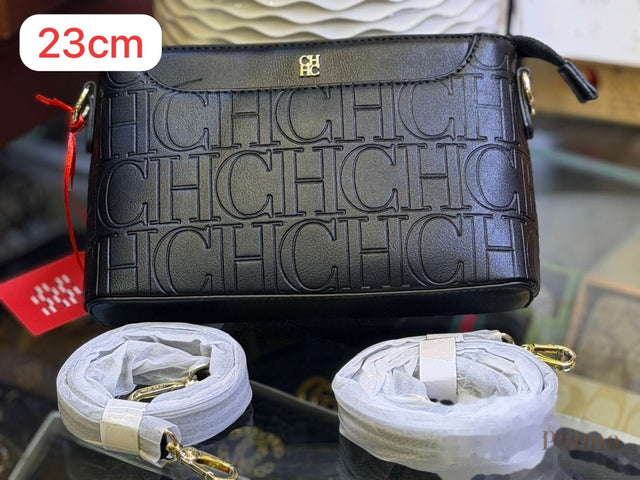 Carolina Herrera Bag | CH Logo Black