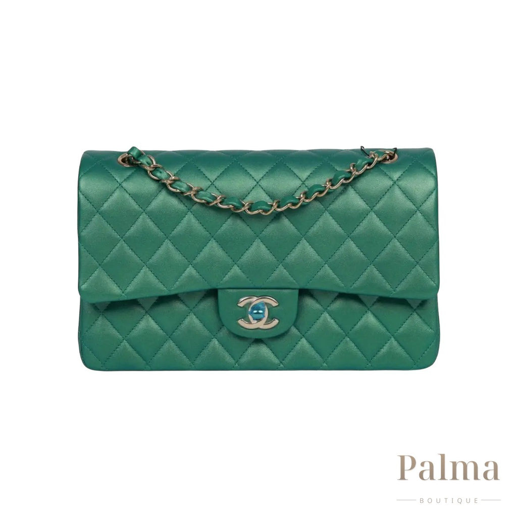 Chanel Bag | Classic Flap Green Iridescent