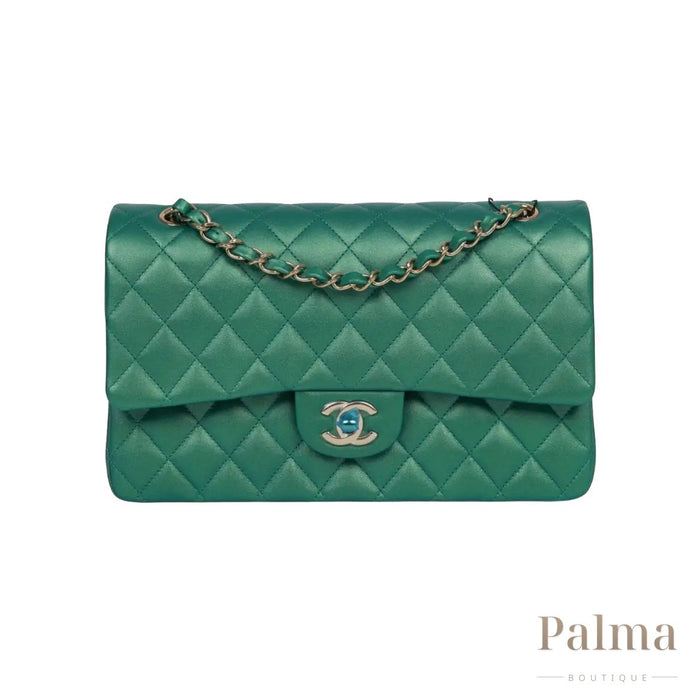 Chanel Bag | Classic Flap Green Iridescent