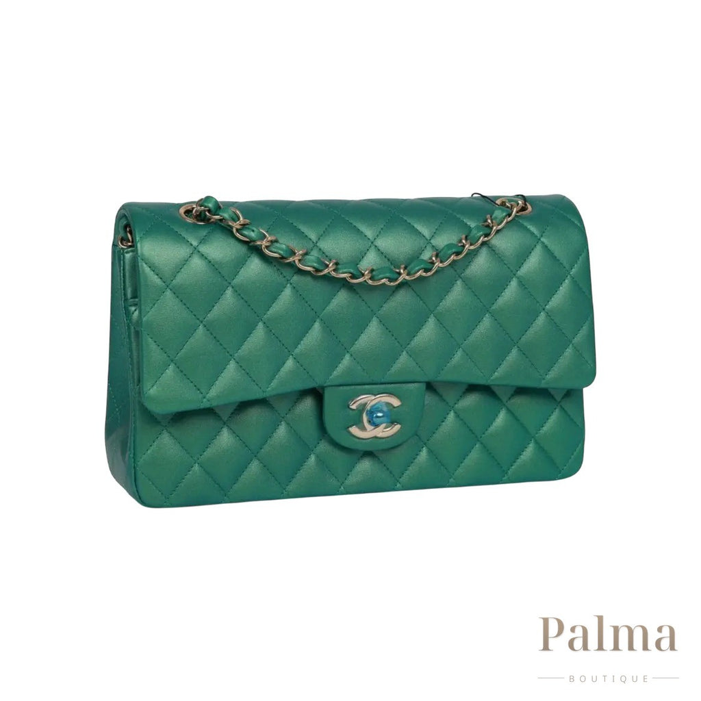 Chanel Bag | Classic Flap Green Iridescent