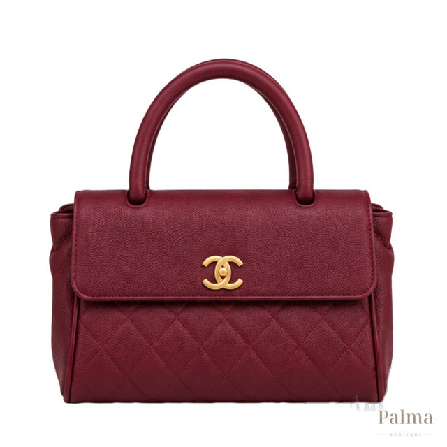 Chanel Bag | Coco Handle Maroon