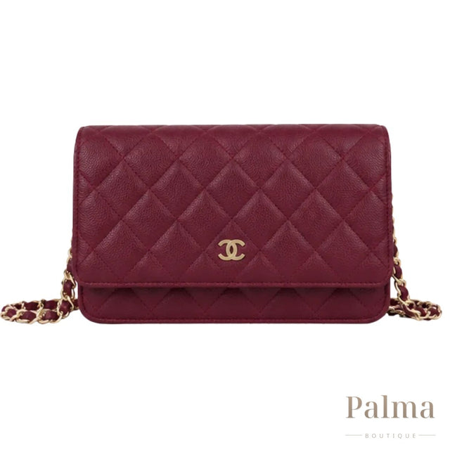 Chanel Bag | Wallet on Chain Maroon