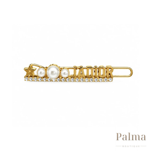 Dior Jewelry | Hairclip Pearl Studded Gold