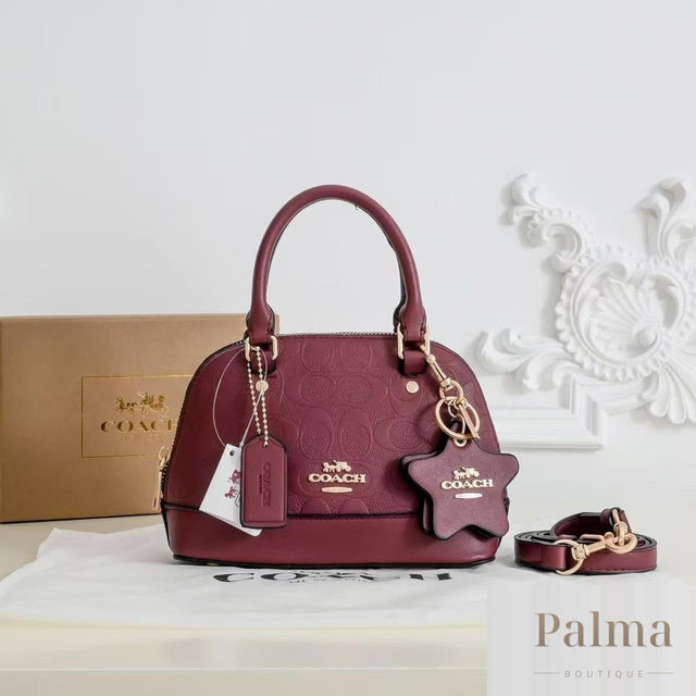 Coach Bag | Mini Sierra Satchel Maroon