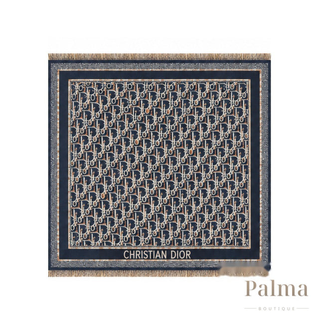 Dior Scarf | D-Oblique Navy Blue
