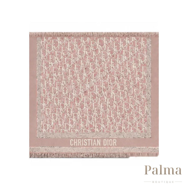 Dior Scarf | Oblique Dusty pink