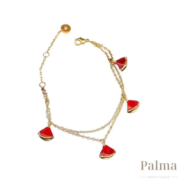 Bvlgari Jewelry | Divas Dream Bracelet Gold Red