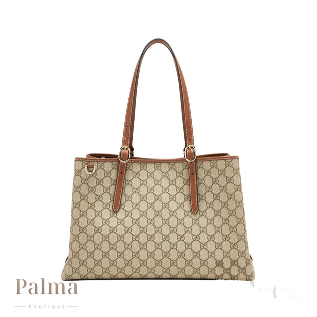 Gucci Bag | GG Emblem Tote Khaki