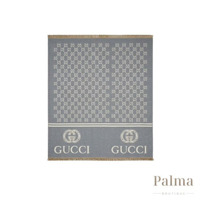 Gucci Scarf | GG Light Grey