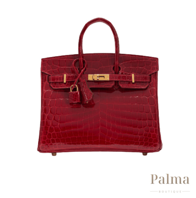 Hermès Bag | Birkin 30 Red Crocodile Gold Lock