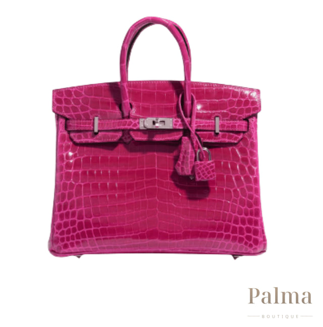 Hermès Bag | Birkin 25 Crocodile Pink