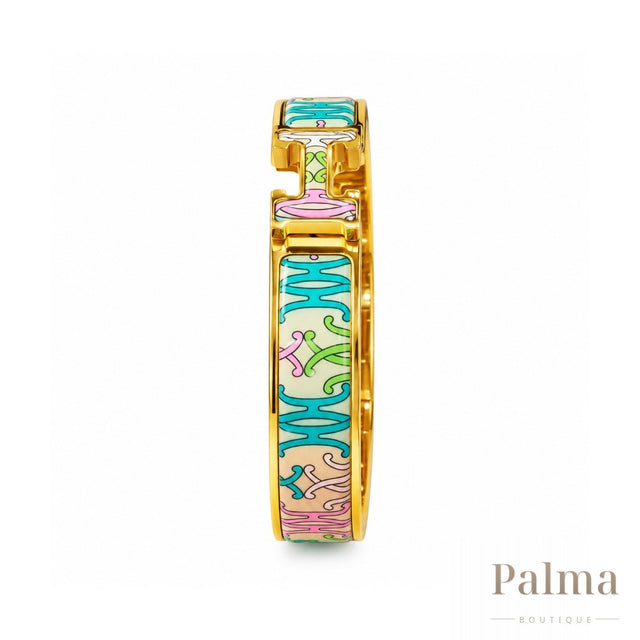 Hermès Jewelry | Clic H Mystere Gold 24 Bracelet