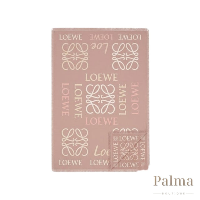Loewe Scarf | Monogram Script Soft Rose