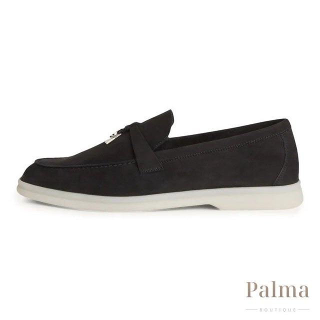 Loro Piana Footwear | Summer Charms Walk Caviar