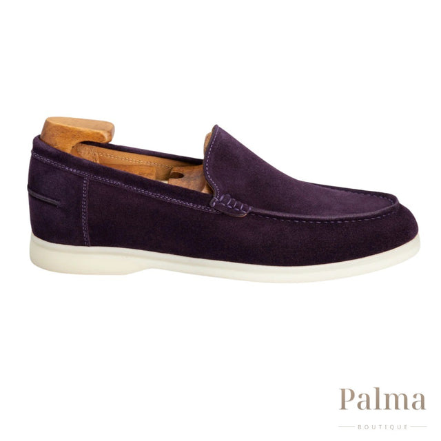 Loro Piana Footwear | Summer Walk Suede Purple