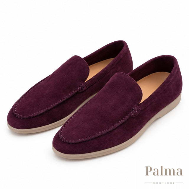 Loro Piana Footwear | Summer Walk Suede Red