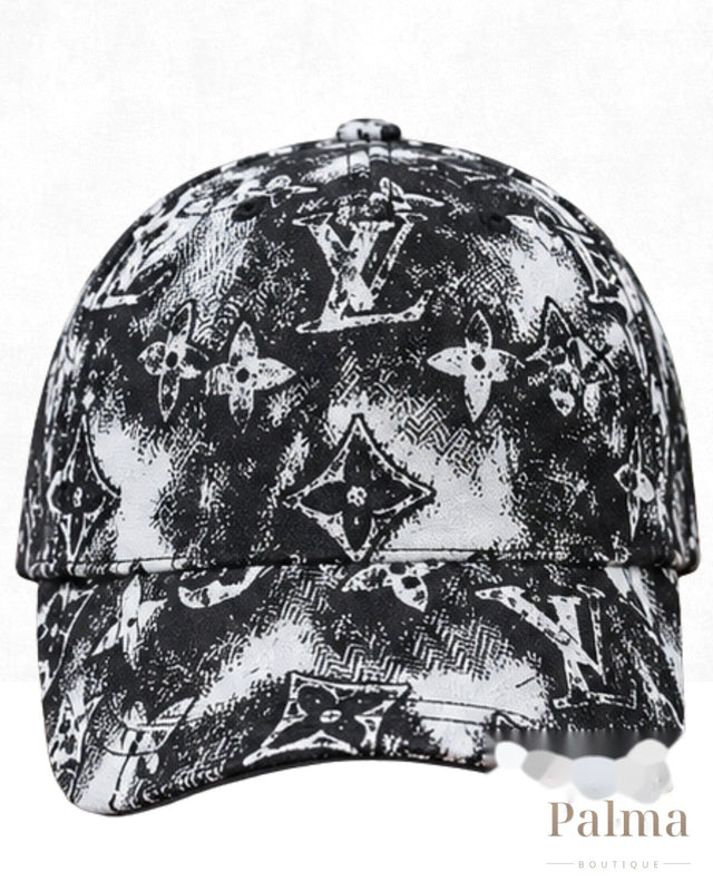 Louis Vuitton Cap | Black White Bleach