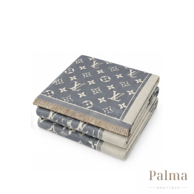 Louis Vuitton Scarf | Monogram Denim Slate Grey