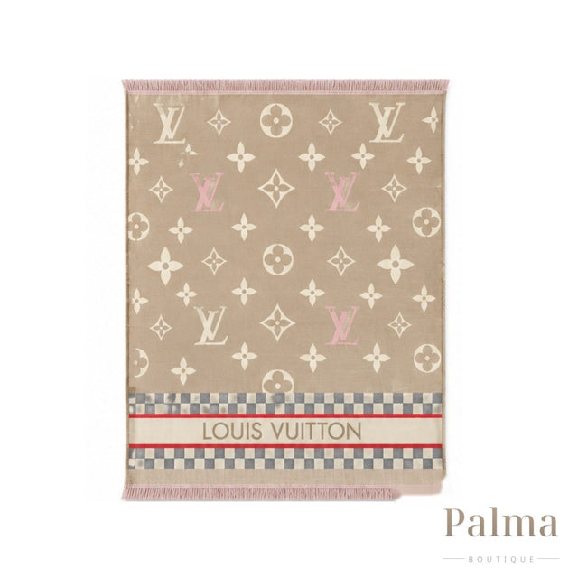 Louis Vuitton Scarf | Monogram Beige Rose