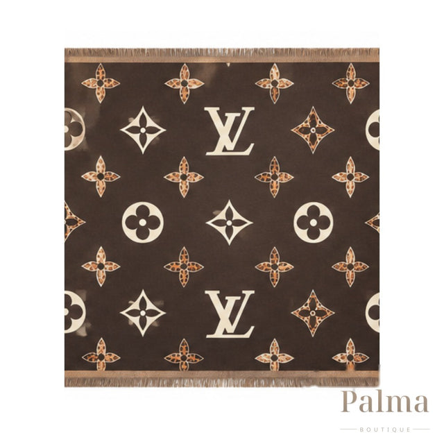 Louis Vuitton Scarf | Monogram Dark Brown
