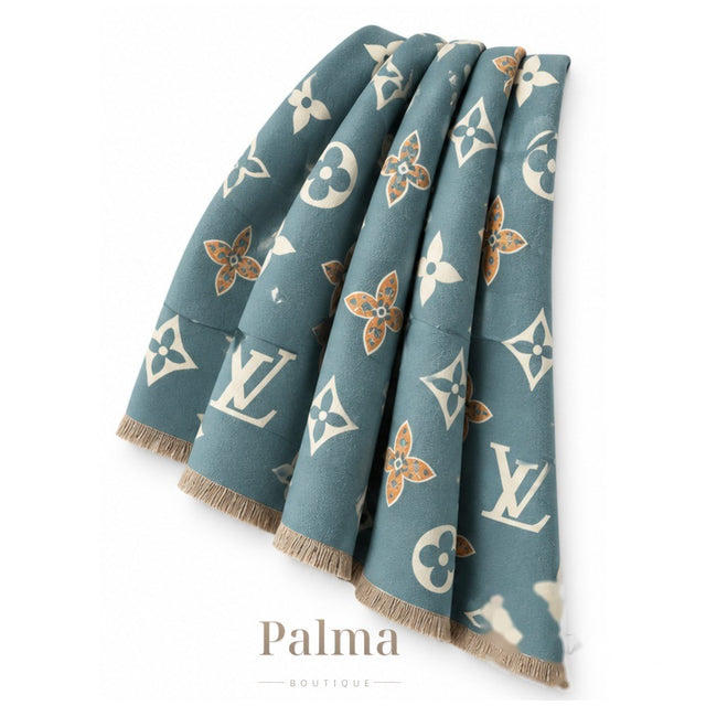 Louis Vuitton Scarf | Monogram Bleu Canard