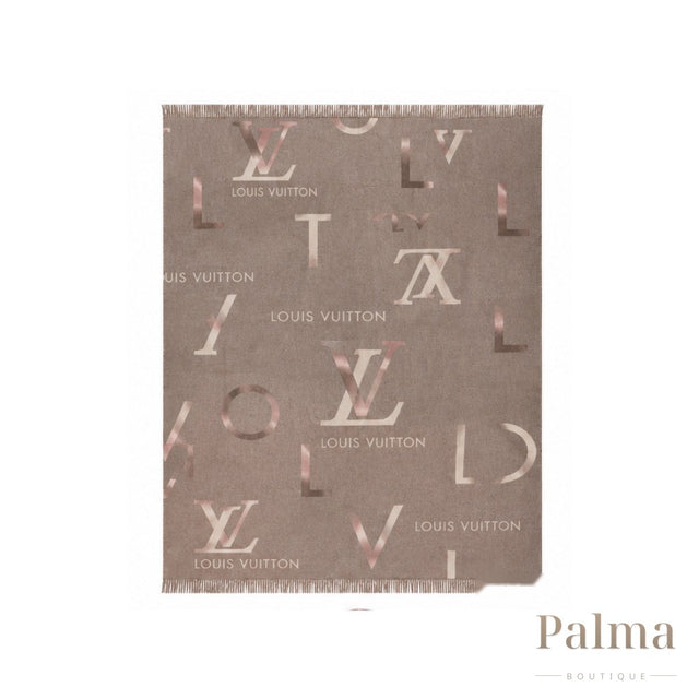 Louis Vuitton Scarf | Monogram Split Shawl Brown