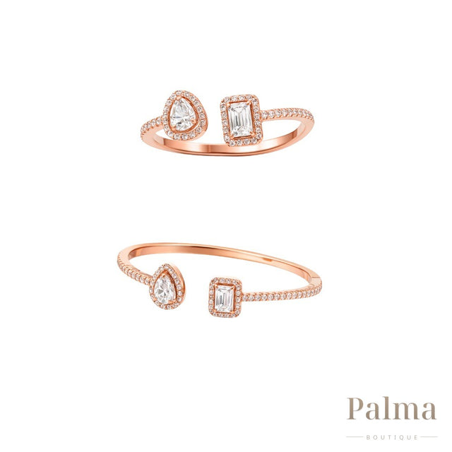 Messika Jewelry | Moi Set Rose Gold Diamonds