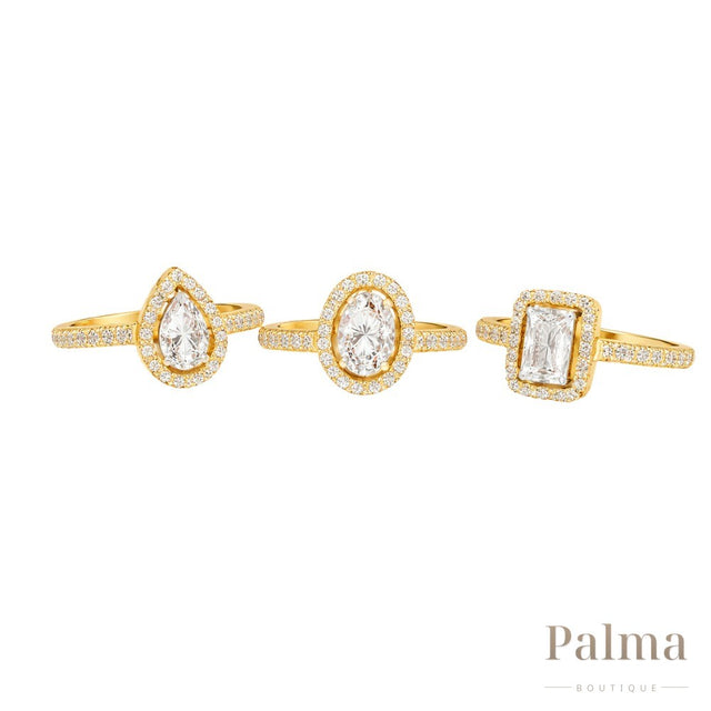 Messika Jewelry | Twin Toi Open Ring Yellow Gold Diamonds