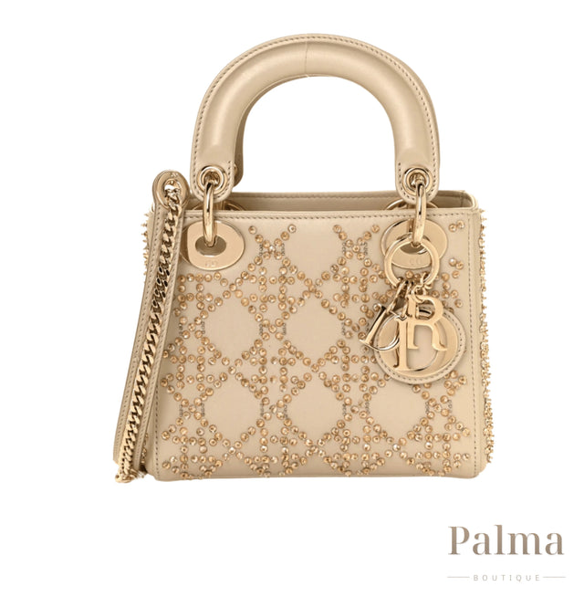 Dior Bag | Lady Dior Beige Gold