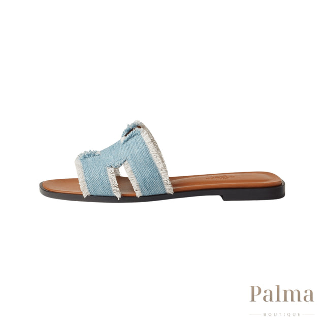 Hermès Sandals | Oran Light Blue