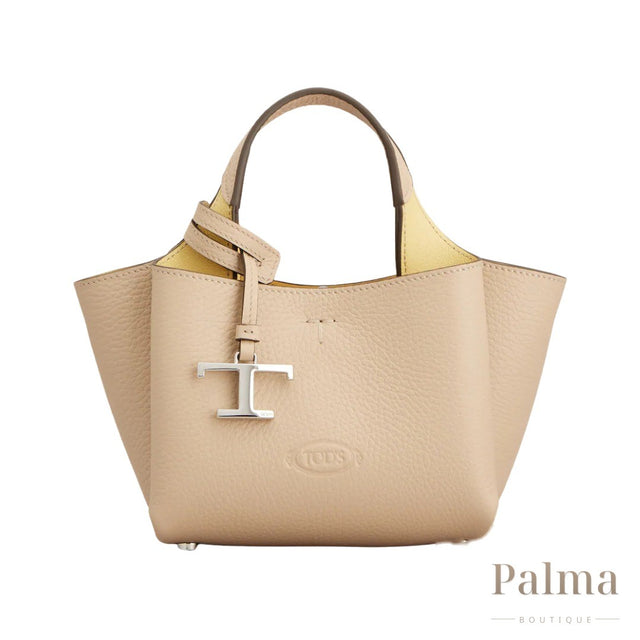 Tod's Bag | T Timeless APA-Style Leather Bag – Nude Leather