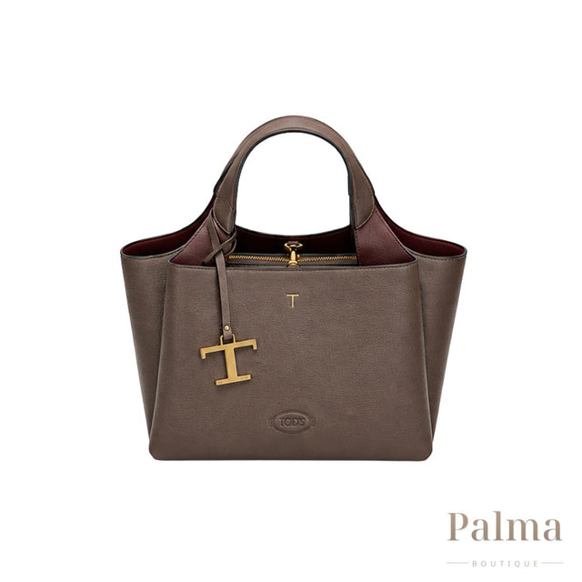 Tod's Bag | T Timeless Leather Tote Bag – Brown