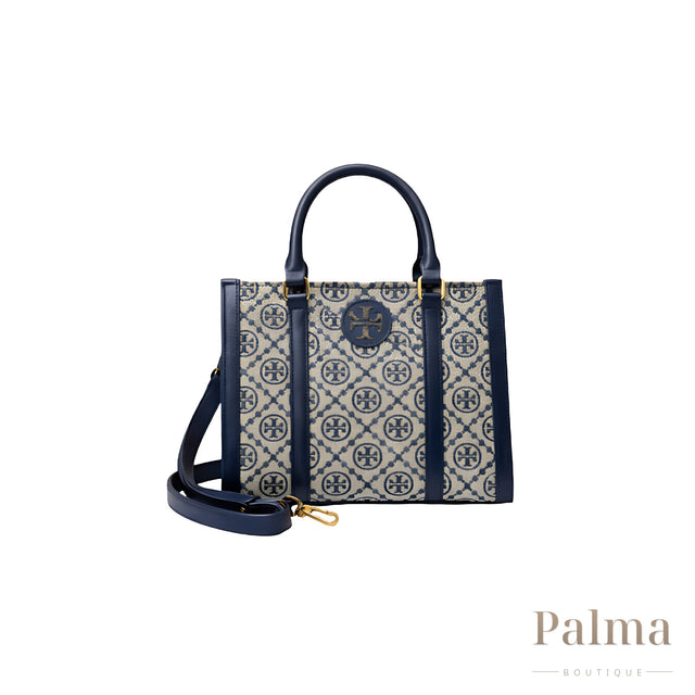 Tory Burch Bag | T Monogram Mini Tote Navy