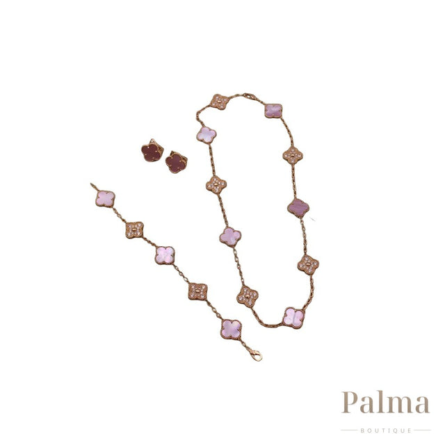 Van Cleef Jewelry | Bracelet Silver Pink Pearl